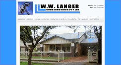 Desktop Screenshot of langerconstructions.com.au
